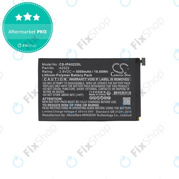 Μπαταρία για iPad Mini 6, A2522, 5000mAh, HQ