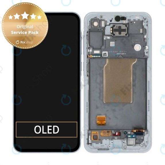 Συγκρότημα οθόνης για Samsung A55, A556B, Awesome Iceblue, Service Pack