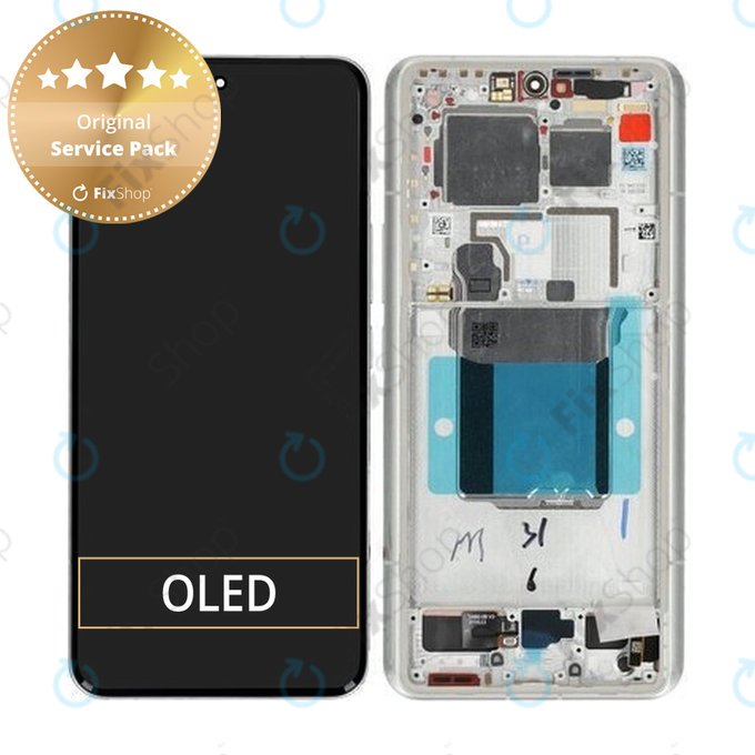 LCD Display Assembly για Xiaomi 14 Ultra | 56000600N100 | Λευκό, White | Service Pack