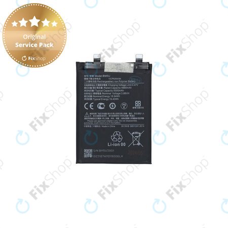 Battery για Xiaomi Redmi Note 13 Pro+ 23090RA98C | 1330103000037B | BM5U | 5000mAh | Service Pack