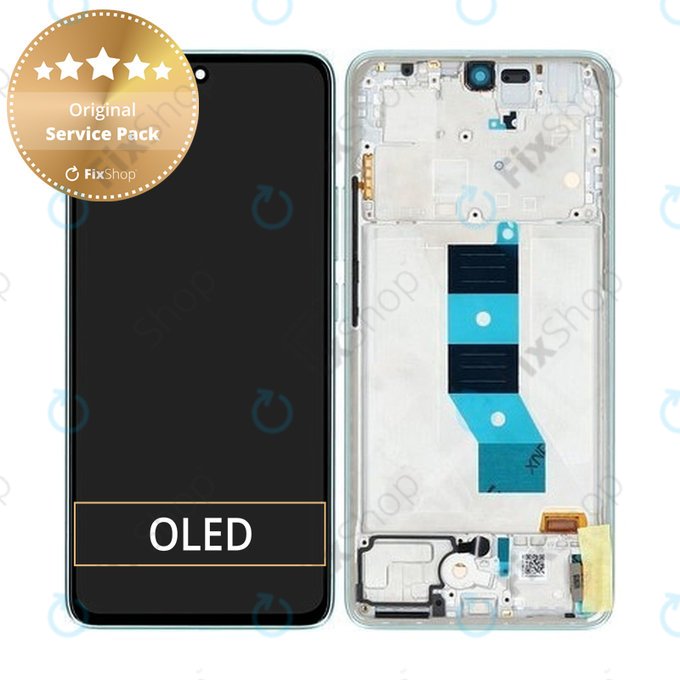 LCD Display Assembly για Xiaomi Redmi Note 14 5G 24094RAD4G | 56001800O1700 | Coral Green | Genuine Service Pack