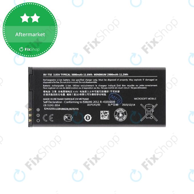 Μπαταρία για Microsoft Lumia 950/950 LTE, 950 Dual, BV-T5E, 3000mAh