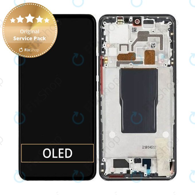 LCD Display Assembly για Xiaomi 12T Pro | 22081212UG | Μαύρο, Black | Service Pack