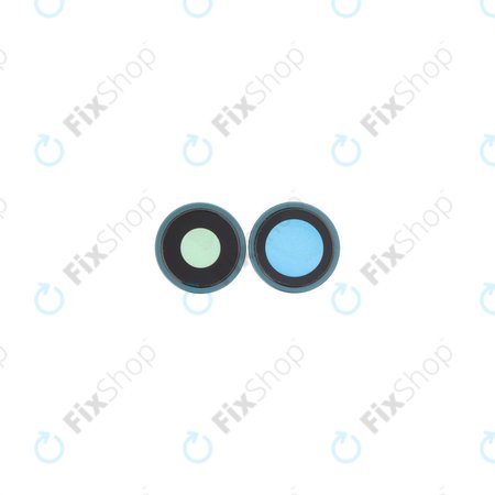 Φακός Πίσω Κάμερας με Πλαίσιο για iPhone 16, 16 Plus, Teal, 2τμχ