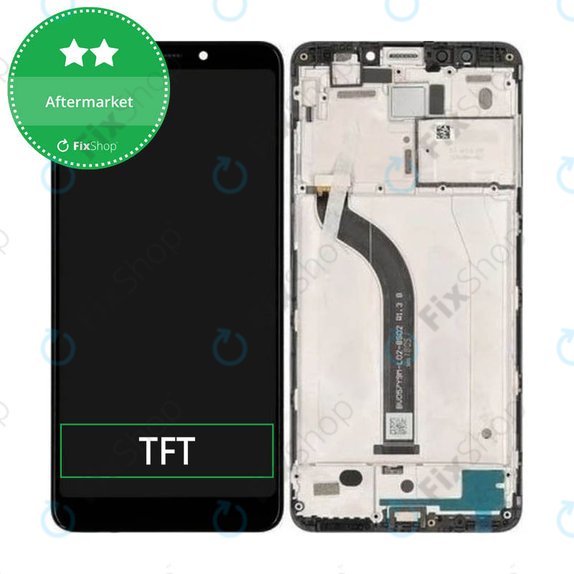 Συγκρότημα οθόνης για Xiaomi Redmi 5, Μαύρο, Black, Aftermarket