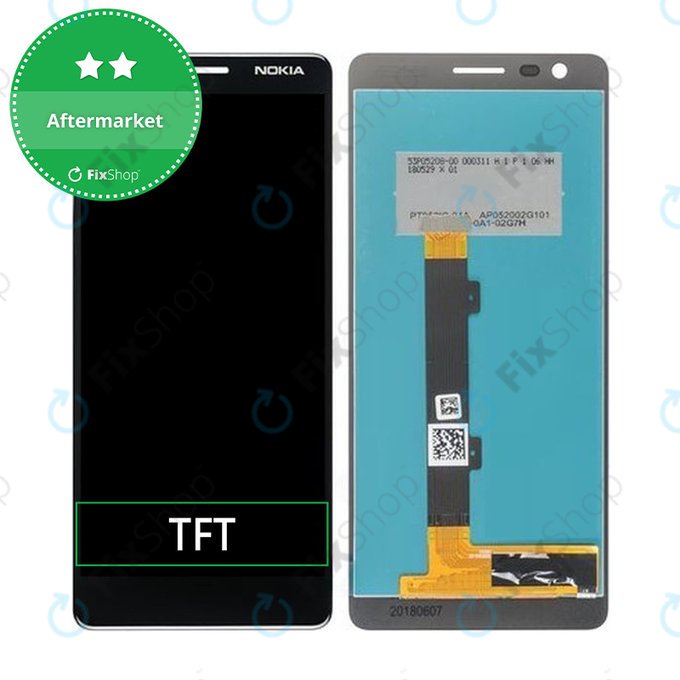 OLED/LCD Display με Touch Screen για Nokia 3.1 | Μαύρο, Black | Aftermarket