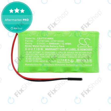 Μπαταρία για Futaba 14SG, 4PKS, 2000mAh, Ni-MH, 6V, FUTM1484, HQ