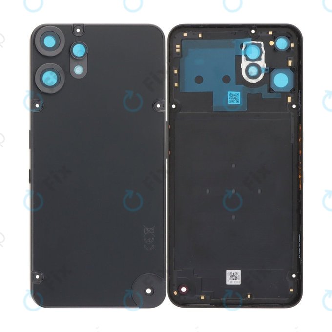 Καπάκι Μπαταρίας Πλήρες για Nothing CMF Phone 2 Pro, Μαύρο, Μαύρο, Black