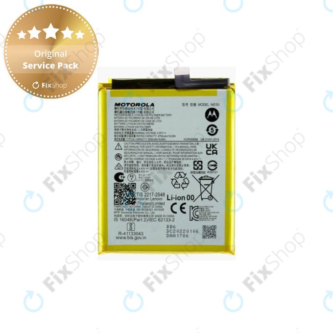 Μπαταρία για Motorola Moto G52 XT2221, G82 5G XT2225, NE50, 5000mAh, SB18D38323, Service Pack