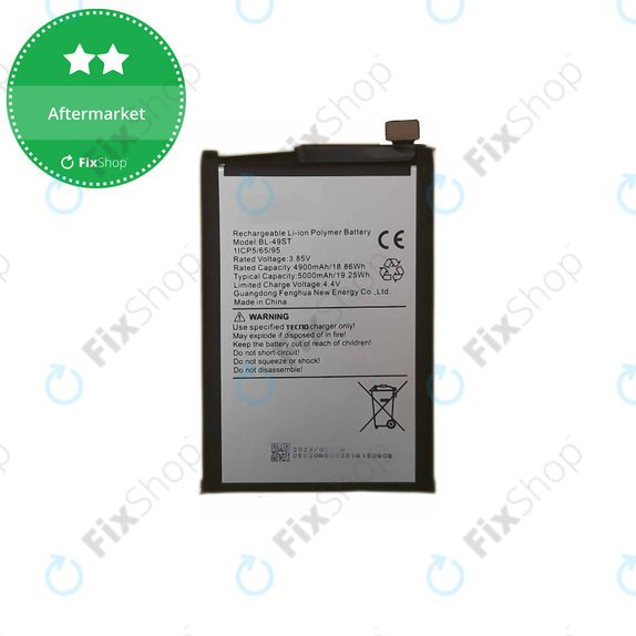 Μπαταρία για Tecno Spark 10, BL-49ST, 5000mAh, FixPremium