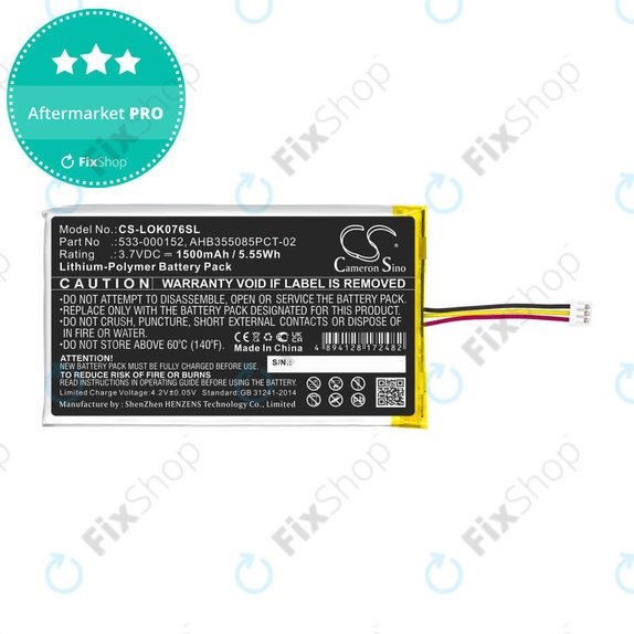 Μπαταρία για Logitech G913, G913 TKL, G915, G915TKL, 1500mAh, Li-Pol, 3.7V, 533-000152, HQ