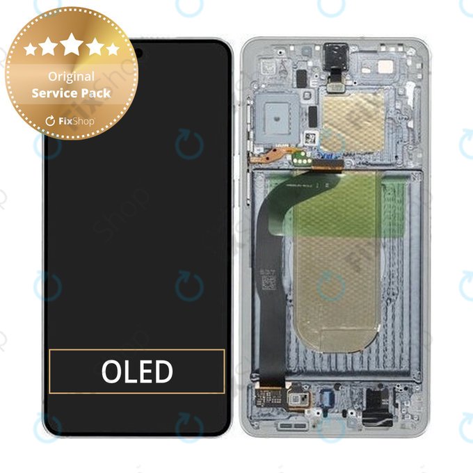 LCD Display Assembly για Samsung S25 Edge, GH82-37224A, Titanium Silver, Genuine Service Pack