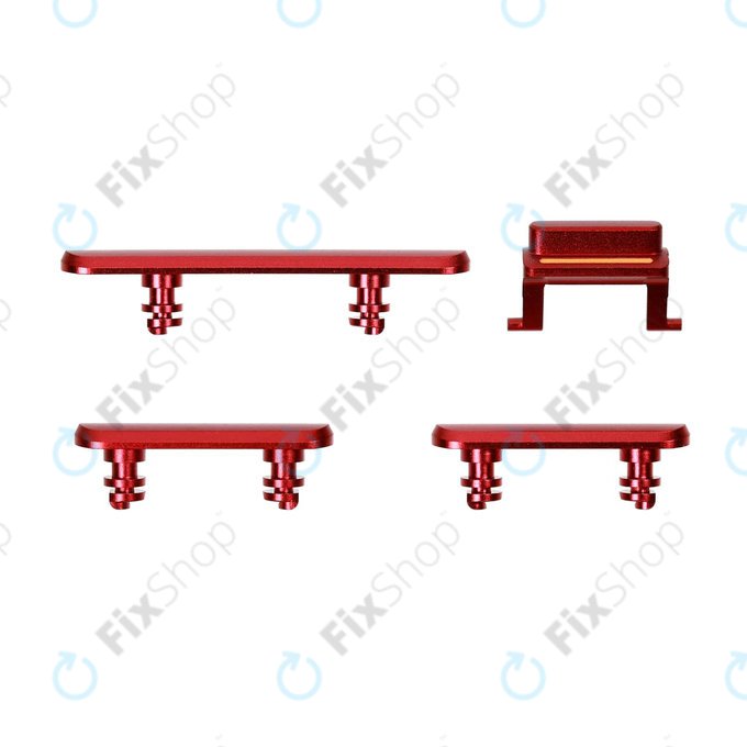 Πλαϊνά Κουμπιά για iPhone 11 | Red