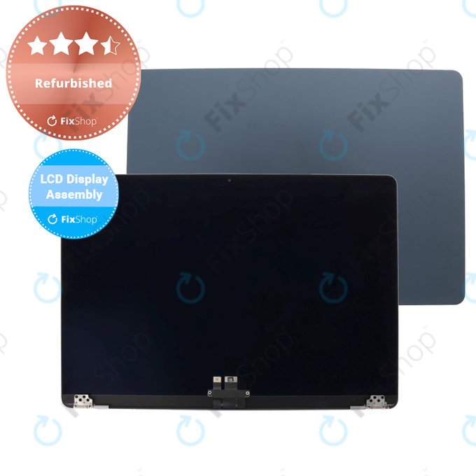 Συγκρότημα οθόνης για MacBook Air 15" M2, 2023, A2941, M3 A3114, 2024, Midnight, Refurbished