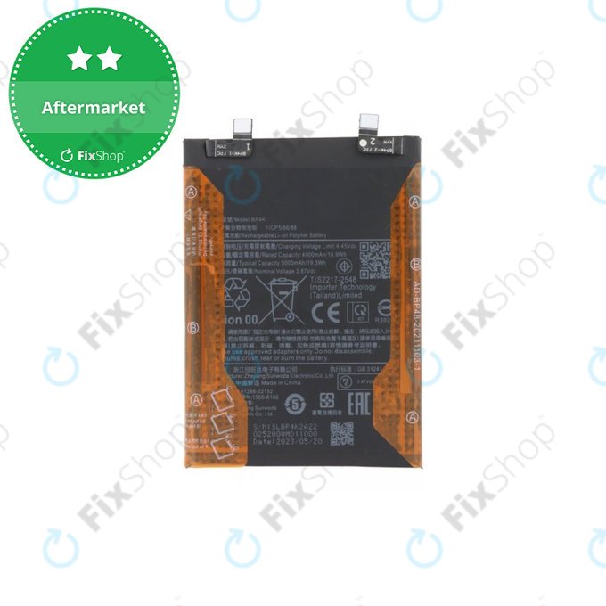 Battery για Xiaomi Poco F5 | X5 Pro | Redmi Note 12 Pro 5G | BP4K | 5000mAh