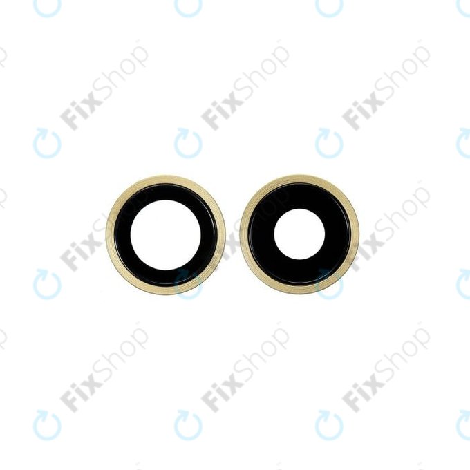 Φακός Πίσω Κάμερας με Πλαίσιο για iPhone 11 | Κίτρινο | Yellow | 2τμχ