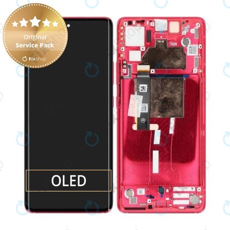 OLED/LCD Display Assembly για Motorola Edge 30 Fusion | Viva Magenta | Service Pack