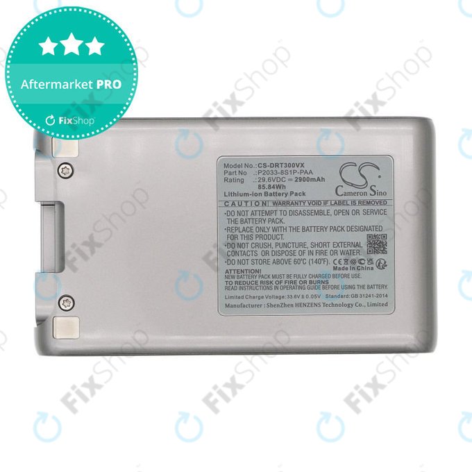 Μπαταρία για Dreame T30, 2900mAh, Li-Ion, 29.6V, P2033-8S1P-PAA, HQ