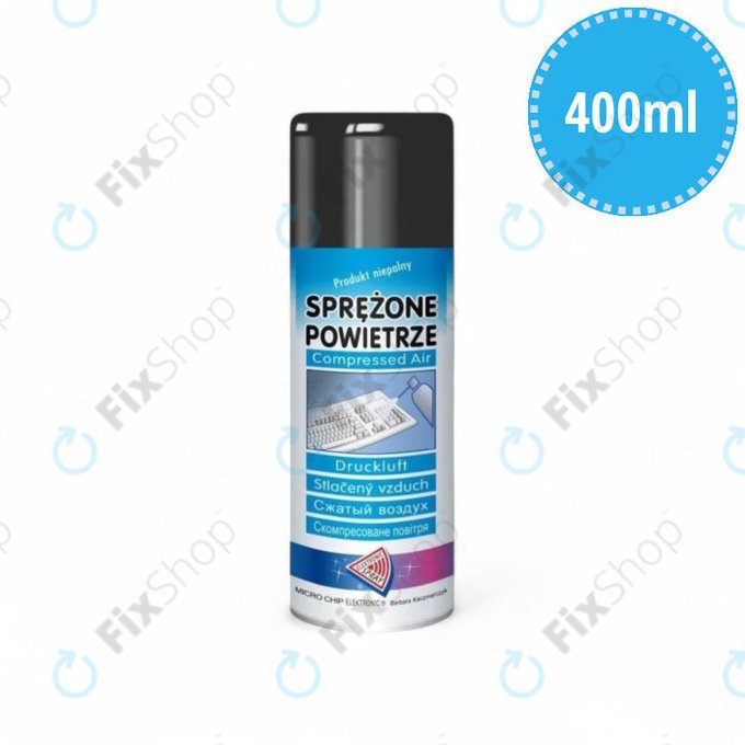 Συμπιεσμένος αέρας, μη εύφλεκτος, 400 ml, spray