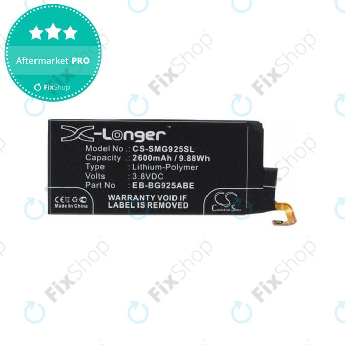 Μπαταρία για Samsung S6 Edge G925F, EB-BG925ABE, 2600mAh, HQ