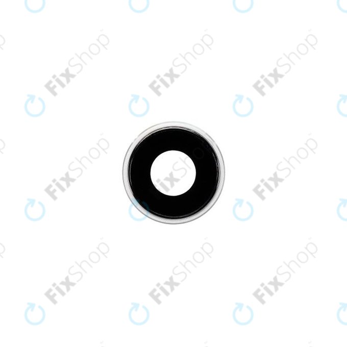 Γυαλί Φακού Πίσω Κάμερας με Πλαίσιο για iPhone XR | Λευκό | White