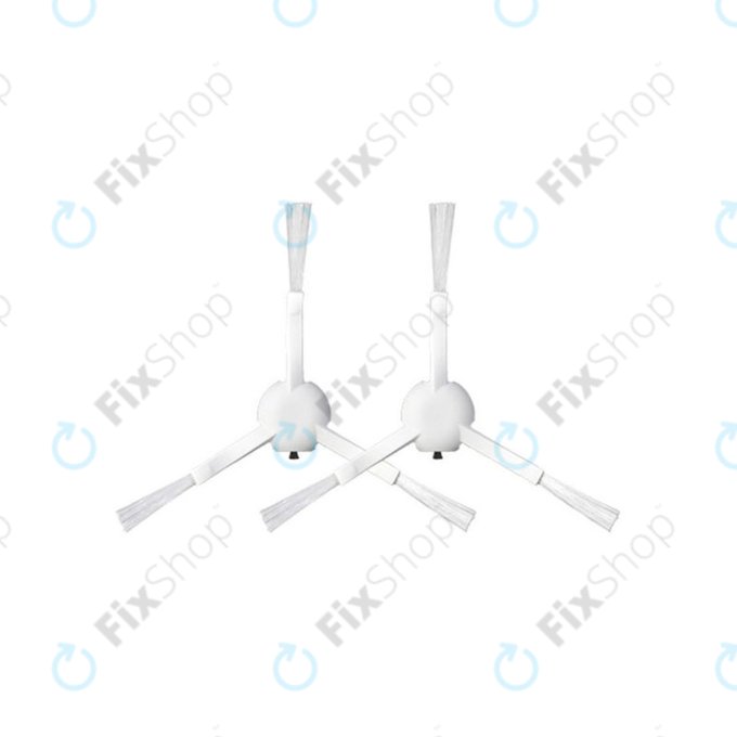 Πλαϊνή Βούρτσα (2τμχ) για Xiaomi Dreame L10 Pro | D9 | D9 Max | D9 Pro | F9 | Mi Robot Vacuum Mop (Mijia 1C) | 2 (Mijia 2C) | 2 Pro+ (Mijia 1T) | 2 Ultra | Trouver Roboter LDS | Λευκό | White