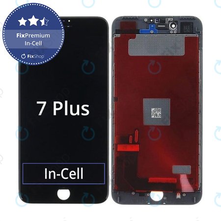 OLED/LCD Display Assembly για iPhone 7 Plus | Μαύρο, Black | FixPremium In-Cell