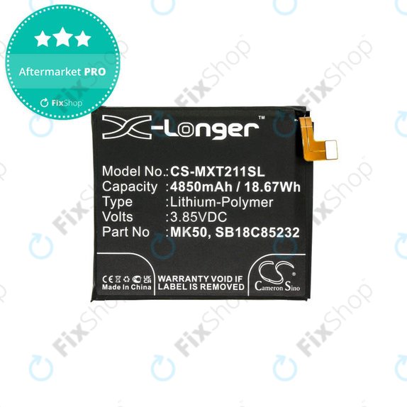 Μπαταρία για Motorola Moto G 5G XT2113, MK50, 4850mAh, HQ