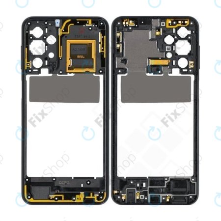 Μεσαίο Πλαίσιο για Samsung A23 A236B | Awesome Black | GH98-47823A | Genuine Service Pack