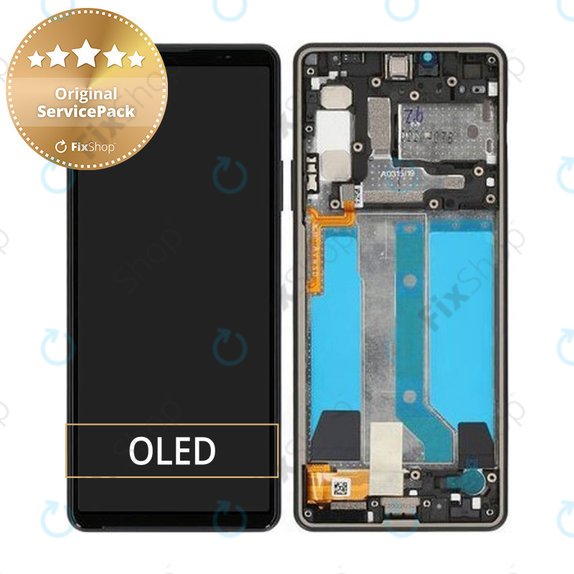Συγκρότημα οθόνης για Sony Xperia 10 IV, XQCC54, Μαύρο, Black, Service Pack