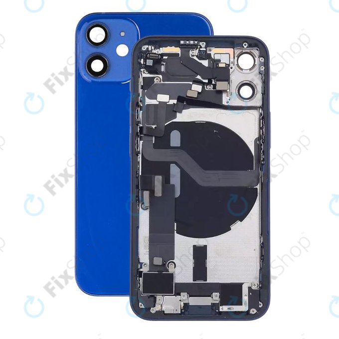 Πίσω Κάλυμμα με Μικρά Ανταλλακτικά για iPhone 12 Mini | Μπλε | Blue