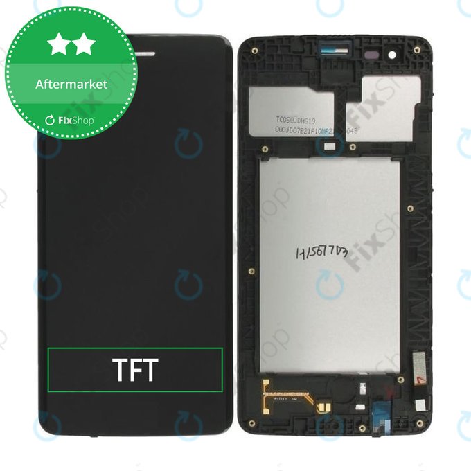 Συγκρότημα οθόνης για LG K8, M200N (2017), Μαύρο, Black, Aftermarket