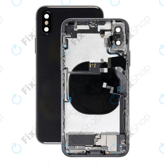 Πίσω Κάλυμμα με Μικρά Ανταλλακτικά για iPhone XS | Διαστημικό Γκρι | Space Gray