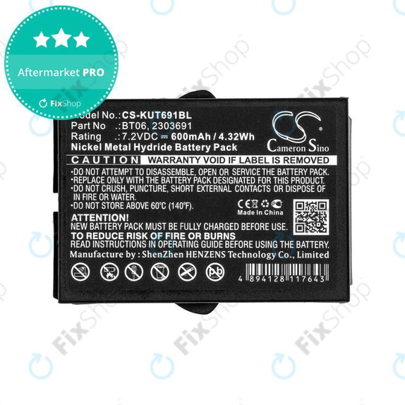 Μπαταρία για Ikusi TM60, 61, 62, 600mAh, Ni-MH, 7.2V, BT06, HQ