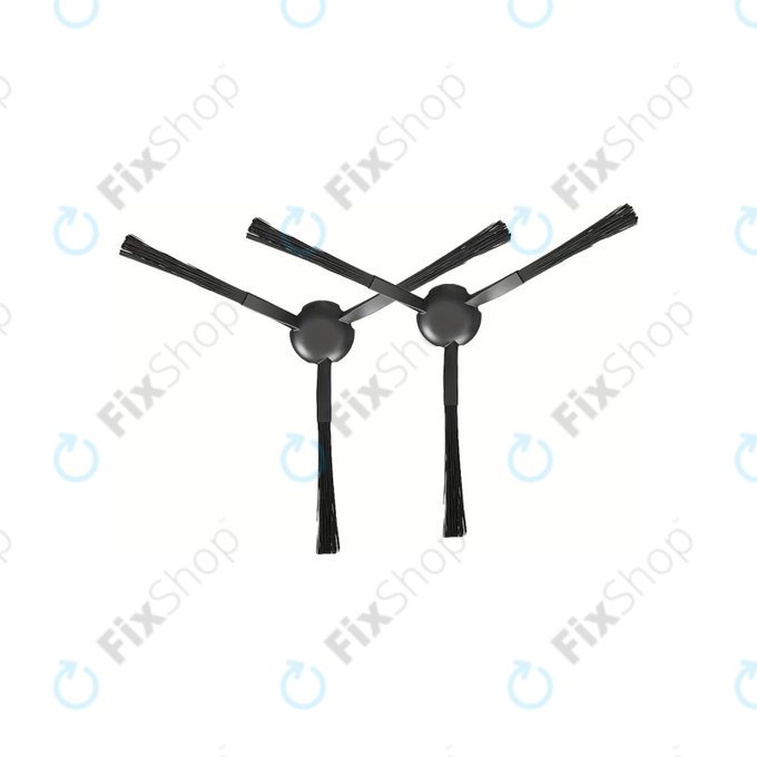 Πλαϊνή Βούρτσα (2τμχ) για Xiaomi Dreame L10 Pro | D9 | D9 Max | D9 Pro | F9 | Mi Robot Vacuum Mop (Mijia 1C) | 2 (Mijia 2C) | 2 Pro+ (Mijia 1T) | 2 Ultra | Trouver Roboter LDS | Μαύρο | Black