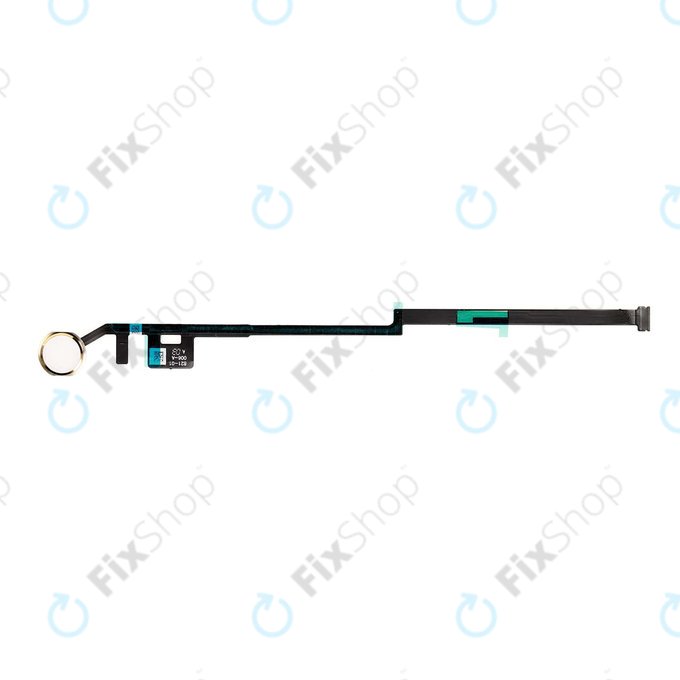 Κουμπί Αρχικής Οθόνης + Καλώδιο Flex για iPad (7th Gen 2019 | 8th Gen 2020 | 9th Gen 2021) | Χρυσό | Gold