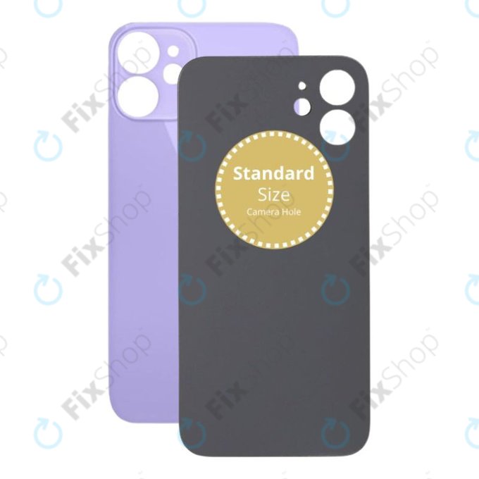 Πίσω Κάλυμμα Γυαλί για iPhone 12 Mini | Μωβ | Purple
