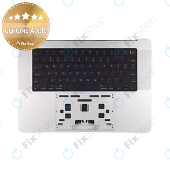 Άνω πλαίσιο πληκτρολογίου για MacBook Pro 14", A3112 (2024), με πληκτρολόγιο US και μπαταρία, Silver, 661-42513, Genuine Apple