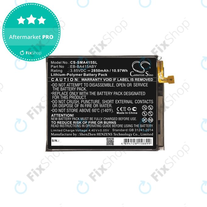 Battery για Samsung A41 A415F | EB-BA415ABY | 2850mAh | HQ
