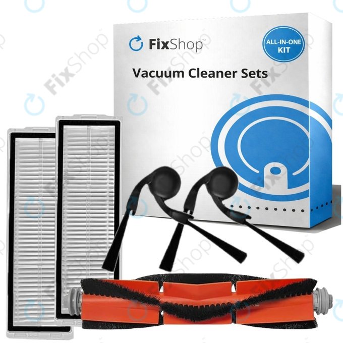 Σετ ανταλλακτικών για Xiaomi Robot Vacuum 5, 5 Pro (1x Κύρια βούρτσα, 2x Φίλτρο, 2x Πλαϊνή Βούρτσα)