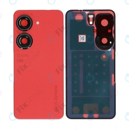 Καπάκι Μπαταρίας για Asus Zenfone 9 | AI2202 | 90AI00C3-R7A010 | Sunset Red | Service Pack