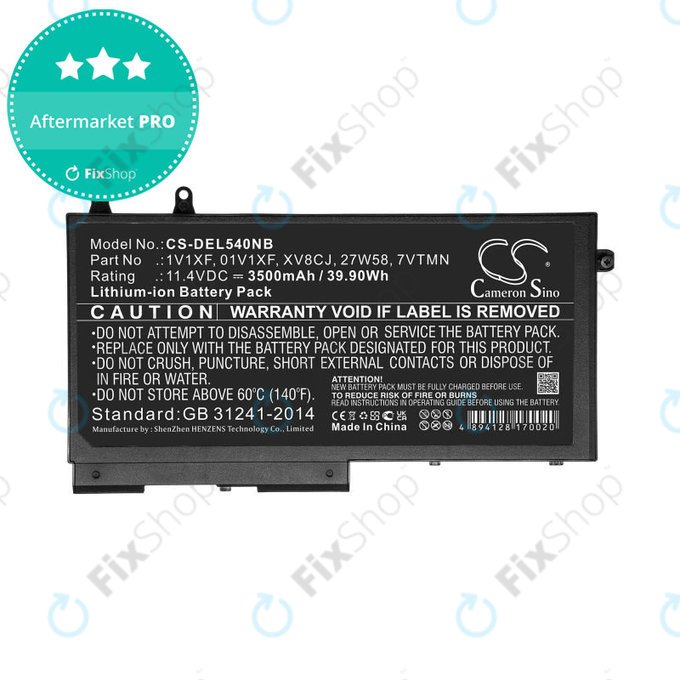 Μπαταρία για Dell Latitude 5400, Inspiron 7591 2-in-1, 3500mAh, Li-Ion, 11.4V, XV8CJ, HQ