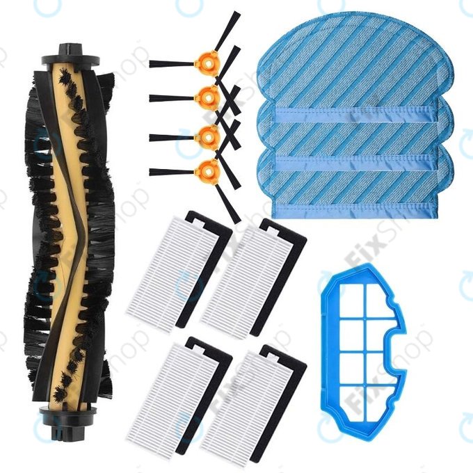 Ολοκληρωμένο Σετ για Ecovacs Deebot N79-series | 500 | 600-series | 700-series | Yeedi K600 | K700 (με Ύφασμα Σφουγγαρίσματος)