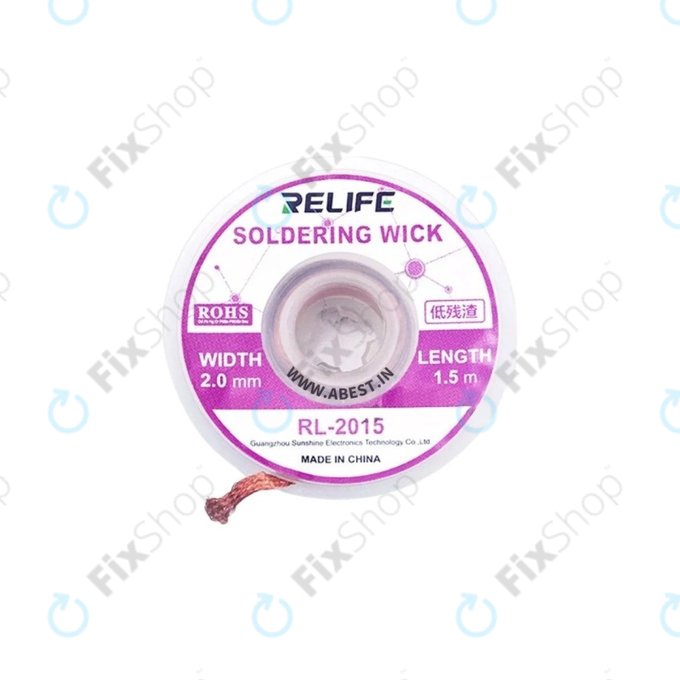 Ισχυρή Φιτίλι Αποκόλλησης (2mm) για Relife RL-2015