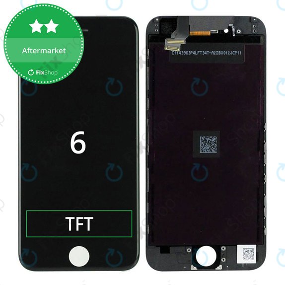 Οθόνη για iPhone 6, Black, Αφής με πλαίσιο