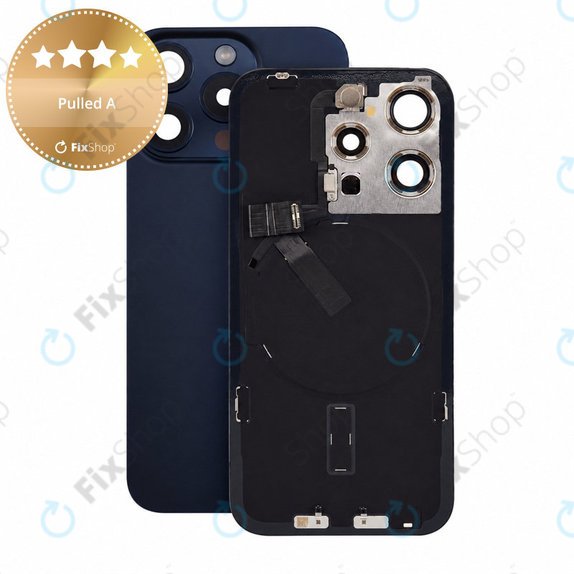 Γυαλί πίσω περιβλήματος για iPhone 15 Pro, Blue Titanium, Pulled A