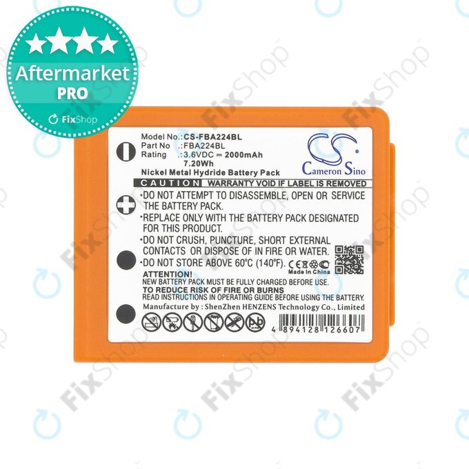 Battery για HBC Radiomatic Keynote | Linus 4 | Micron 4 | 5 | 6 | 7 | Patrol D | Quadrix | Vector Pro | BA223000 | BA223030 | FUB6 | 2000mAh | HQ