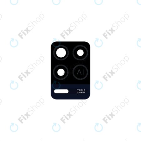 Γυαλί Φακού Πίσω Κάμερας για Oppo A54 CPH2239 | Crystal Black