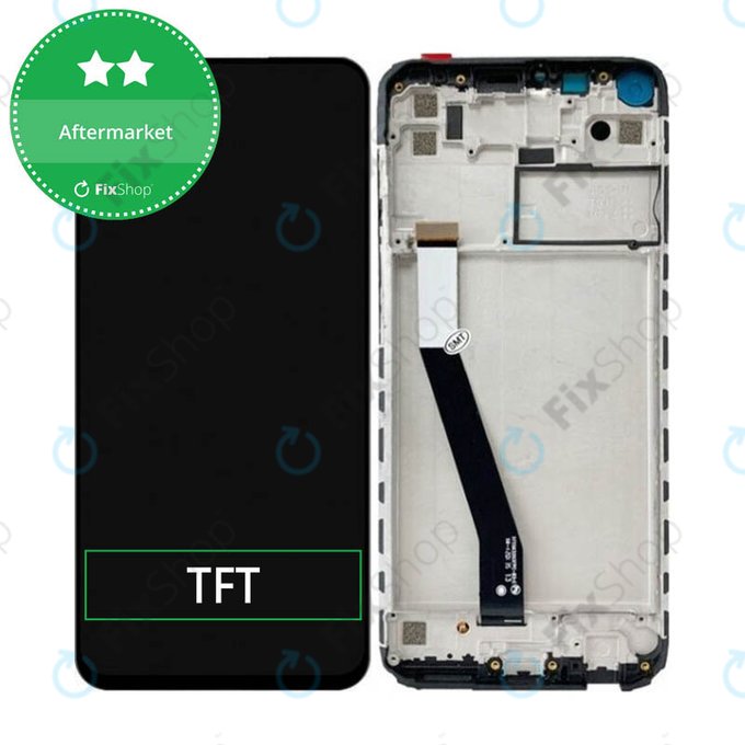 LCD Display Assembly για Xiaomi Redmi Note 9 | Μαύρο, Black | Aftermarket