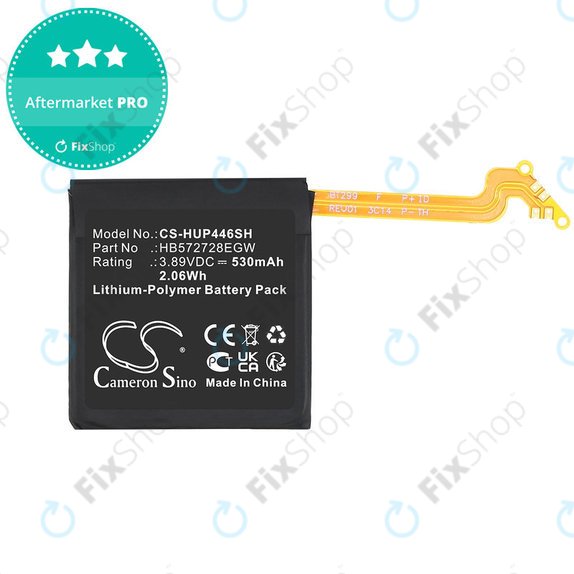 Μπαταρία για Huawei Watch GT4 46mm, 530mAh, Li-Pol, 3.89V, HB572728EGW, HQ